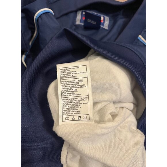 Vtg Carolina Tar Heels Navy Pullover Windbreaker Sz Large Team Edition Apparel - Picture 8 of 10